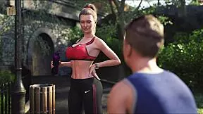 A Wife And Stepmother Out For A Jog In The Game