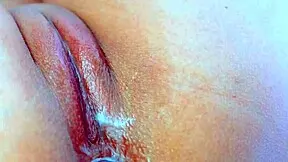 Perfect Puffy Shaved Pussy Close-Up With Butt Plug Fuck And Creampie