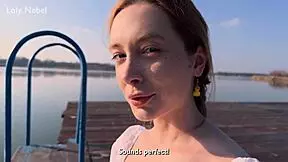 i met a sad cutie on the dock and made her happy