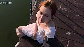 i met a sad cutie on the dock and made her happy