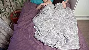 Man, I woke up excited and got my husband into a morning handjob with 69 position fun!