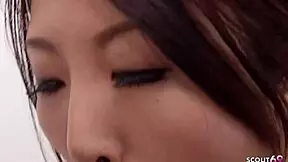 Petite Japanese Step-Daughter Sucks Old Cock in Shower Uncensored