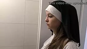 Wow, shy teen 18+ nun angelina brill takes bbc creampie in interview!