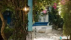 Leighla Habib strips her petite body seductively