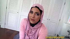 Busty Arabic Girl Julz Gotti Fulfills Deepest Fantasies with Big Cock in Missionary.