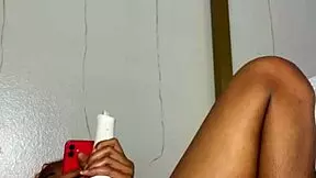 edging pussy in front of friend