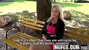 mofos - public pick ups with french kimber delice fingering outdoors