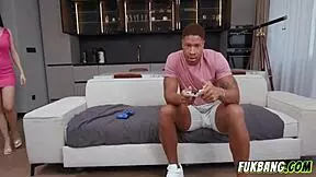 Can best friend's monster cock handle white babe in wild dp?