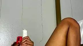 edging pussy in front of friend