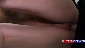 cute teen 18+ager has the worst birthday after shoplifting - lana small 18+s sluttythief