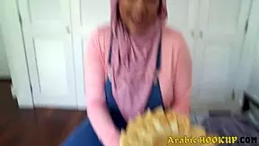 Busty Arabic Girl Julz Gotti Fulfills Deepest Fantasies with Big Cock in Missionary.