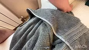 Driver fucks my wife while she's stuck on the sofa