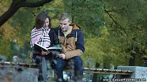 These students enjoy casual interactions at school.