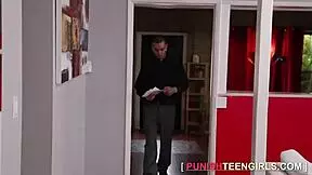 Brunette Model Lana Gets It Harsh