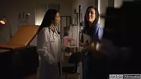 Latina Doctor Seduces Nurse To Avoid Trouble