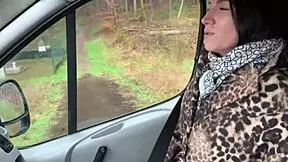 Unexpected sex in the woods with a bus driver