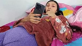 Rosibel, the stepdaughter, takes off the condom to feel her stepfather's cum inside her tight pussy.