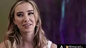 Hot redhead Sabina teams up with petite Haley and stepmom Penny for fun.