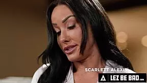 lez be bad - horny milf jennifer white straps on to drill stacked stepbae scarlett alexis.