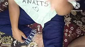 Step sister fingered in dorm by step brother