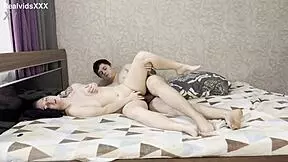 did she cum first before he filled her mouth with cum?