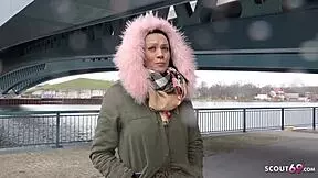 German scout bangs teen from Berlin street directly