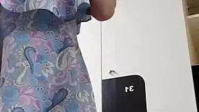 Are you naked in the locker room? Show those tits!