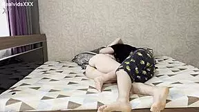 did she cum first before he filled her mouth with cum?