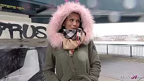 German scout bangs teen from Berlin street directly