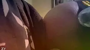 Intense Beer Bottle Deep In Ass Masturbation