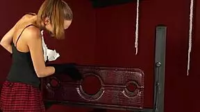 fetish teen 18+ gets face jizzed in bdsm deepthroat