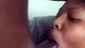 young girl sucks big black cock for mommy