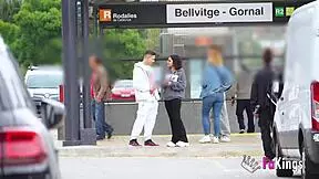 Seducing Young 18+ Lily Morena at the Street This Babes in Love for Hardcore Studs