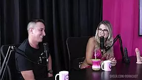 Emotional compilation of Kel and Bruno Abate dominating Bruna Carlos in Bora Cast with sheer red outfits.