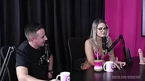 Emotional compilation of Kel and Bruno Abate dominating Bruna Carlos in Bora Cast with sheer red outfits.