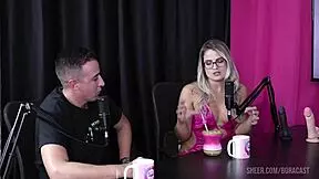 Emotional compilation of Kel and Bruno Abate dominating Bruna Carlos in Bora Cast with sheer red outfits.