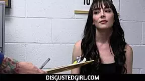 Disgustedgirl - Mall Officer Finds Another Way to Punish Hot Shoplifter Teen 18+ with Fucking