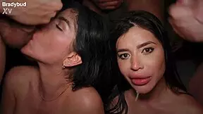 Sara Retali and Yenifer Chacon Orgy Gangbang Anal Double Penetration and Creampie Epic Video in Mansion