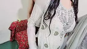 Muslim couple does rough anal on chair