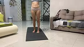 Does Angie Elif Love Fingering Her Pussy After Yoga?