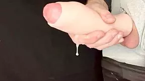 Robbystrokes shows off huge cumshot with foreskin extender in wild compilation