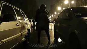 Autumn's Bold Naked Walk In Public, Exposing Her Tits And Ass