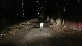 Autumn's Bold Naked Walk In Public, Exposing Her Tits And Ass