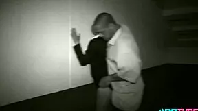 His wife brings a pretty blonde with juicy ass for dinner and more.