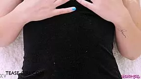 dazzling blonde model teases on sofa during photoshoot