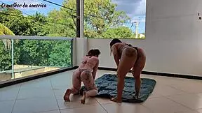 Man, he nailed it helping two whores, so they let him pound hard! 😜