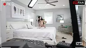 Stepbro catches cam slut stepsister