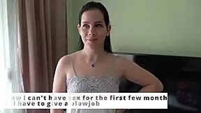 Pregnant Wife Wants Protein and Gets Cum in Her Mouth