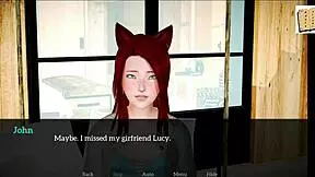 Oh wow, in my new family, the redhead teen and brunette milf explore homemade games together!