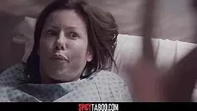 Busty milf and teen fucked by doctor in hospital threesome